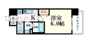 プレサンス大阪天満リバーシアの物件間取画像